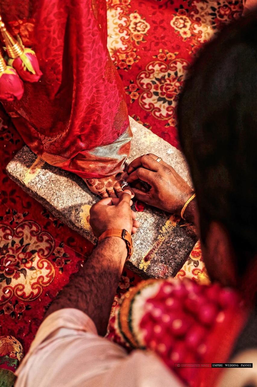 Traditional Hindu wedding ritual